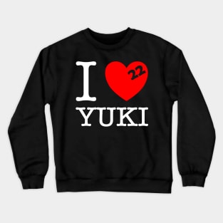 I Love Yuki Crewneck Sweatshirt